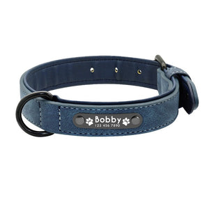 Desire™ - Premium Leather Personalized Dog ID Collars