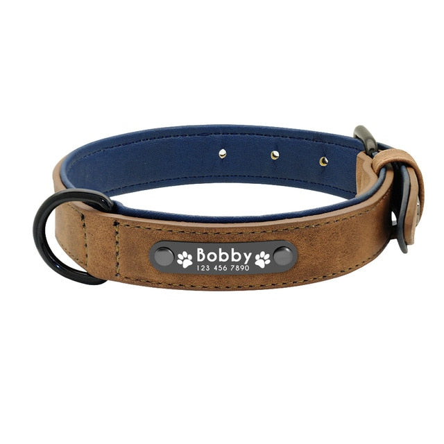 Desire™ - Premium Leather Personalized Dog ID Collars